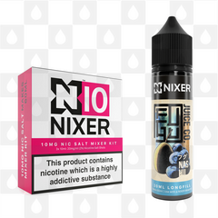 Nas Hii by Fugu x Nixer E Liquid | 60ml Long Fill, Nicotine Type: Nicotine Salt, Strength & Size: 10mg Salt • 60ml • Inc Shots (50/50)