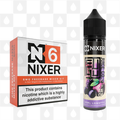 Rai Chi by Fugu x Nixer E Liquid | 60ml Long Fill, Nicotine Type: Regular Nicotine, Strength & Size: 06mg • 60ml • Inc Shots (70/30)