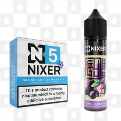 Rai Chi by Fugu x Nixer E Liquid | 60ml Long Fill, Nicotine Type: Nicotine Salt, Strength & Size: 05mg Ice Salt • 60ml • Inc Shots (50/50)