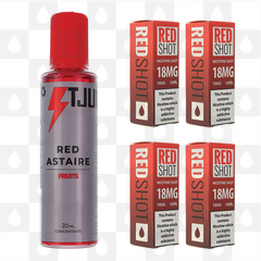 Red Astaire by T-Juice E Liquid | 60ml Long Fill, Nicotine Type: Regular Nicotine, Strength & Size: 12mg • 60ml • Inc Shots (50/50)