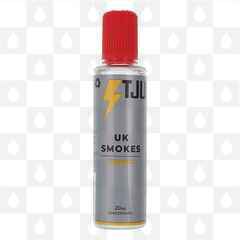 UK Smokes by T-Juice E Liquid | 60ml Long Fill, Nicotine Type: Nicotine Free, Strength & Size: 20ml Concentrate (Mix Before Use)