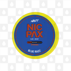Blue Razz by Nasty Nic Pax | Nicotine Pouches, Strength & Size: 20 x 16mg Pouches