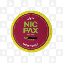 Cherry Chase by Nasty Nic Pax | Nicotine Pouches, Strength & Size: 20 x 16mg Pouches