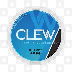 Cool Mint by Clew | Nicotine Pouches, Strength & Size: 20 x 10mg Pouches