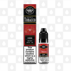 Cuban | Select Tobacco by Dinner Lady | 10ml Nic Salt, Strength & Size: 10mg • 10ml