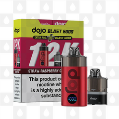 Dojo Blast 12K Bundle by Vaporesso | Pre-Filled Vape Kit, Strength & Puff Count: 10mg • 12,000 Puffs, Flavour: Strawberry Raspberry Cherry Ice