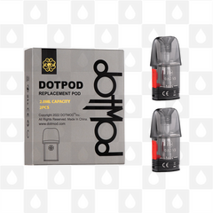 DotMod DotPod Nano Replacement Pods, Style: 2 x 0.6 Ohm DotPod Nano Pods