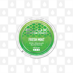 Fresh Mint by Elux | Nicotine Pouches, Strength & Size: 20 x 10mg Pouches