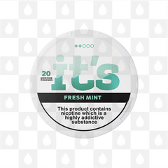 Fresh Mint by It's Nicotine Pouches, Strength & Size: 20 x 8.5mg Pouches