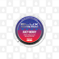 Juicy Berry by Elux | Nicotine Pouches, Strength & Size: 20 x 10mg Pouches
