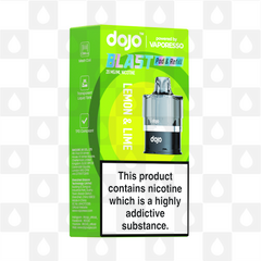 Lemon Lime | Vaporesso Dojo Blast 6000 Replacement Pods, Strength & Puff Count: 10mg • 6000 Puffs
