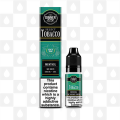 Menthol | Select Tobacco by Dinner Lady | 10ml Nic Salt, Strength & Size: 10mg • 10ml