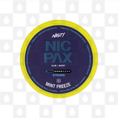 Mint Freeze by Nasty Nic Pax | Nicotine Pouches, Strength & Size: 20 x 16mg Pouches