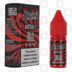Red & Black | Brutal Sweets by Just Juice E Liquid | 10ml Nic Salt, Strength & Size: 11mg • 10ml