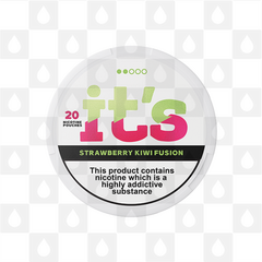 Strawberry Kiwi Fusion by It's Nicotine Pouches, Strength & Size: 20 x 8.5mg Pouches