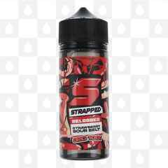 Strawberry Sour Belt by Strapped Reloaded E Liquid | 100ml Shortfiill, Size: 100ml (120ml Bottle)