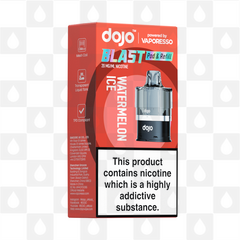 Watermelon Ice | Vaporesso Dojo Blast 6000 Replacement Pods, Strength & Puff Count: 10mg • 6000 Puffs