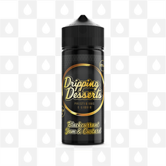 Blackcurrant Jam & Custard by Dripping Desserts E Liquid | 100ml Short Fill, Strength & Size: 0mg • 100ml (120ml Bottle)