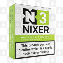 Mixer Kit by Nixer E Liquid, Nicotine Type: Regular Nicotine, Strength & Size: N3 • 3mg 70/30 Kit