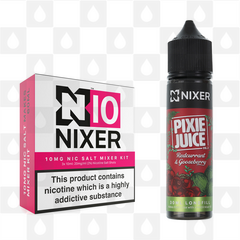 Redcurrant & Gooseberry by Pixie Juice x Nixer E Liquid | 60ml Long Fill, Nicotine Type: Nicotine Salt, Strength & Size: 10mg Salt • 60ml • Inc Shots (50/50)