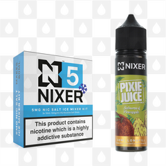 Satsuma & Pineapple by Pixie Juice x Nixer E Liquid | 60ml Long Fill, Nicotine Type: Nicotine Salt, Strength & Size: 05mg Ice Salt • 60ml • Inc Shots (50/50)
