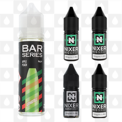 Apple Peach by Bar Series E Liquid | 60ml Long Fill, Nicotine Type: Regular Nicotine, Strength & Size: 09mg • 60ml • Inc Shots (50/50)