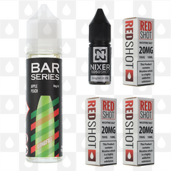 Apple Peach by Bar Series E Liquid | 60ml Long Fill, Nicotine Type: Nicotine Salt, Strength & Size: 10mg Salt • 60ml • Inc Shots (50/50)