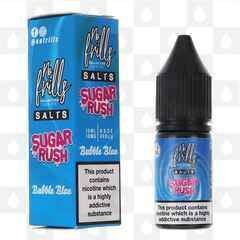 Bubble Blue | Sugar Rush by No Frills E Liquid | 10ml Nic Salt, Strength & Size: 10mg • 10ml