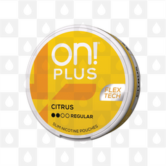 Citrus by On! Plus | Nicotine Pouches, Strength & Size: 20 x 06mg Pouches