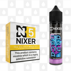 Dark Fruits by Japanta x Nixer E Liquid | 60ml Long Fill, Nicotine Type: Nicotine Salt, Strength & Size: 05mg Salt • 60ml • Inc Shots (50/50)