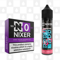 Dr Cherry by Japanta x Nixer E Liquid | 60ml Long Fill, Nicotine Type: Nicotine Free, Strength & Size: 00mg • 60ml • Inc VG/PG Shots (50/50)