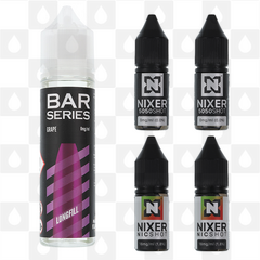 Grape by Bar Series E Liquid | 60ml Long Fill, Nicotine Type: Regular Nicotine, Strength & Size: 06mg • 60ml • Inc Shots (50/50)