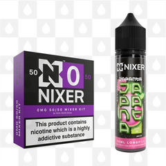 Guava Ice by Japanta x Nixer E Liquid | 60ml Long Fill, Nicotine Type: Nicotine Free, Strength & Size: 00mg • 60ml • Inc VG/PG Shots (50/50)