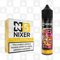 Mango Ice by Japanta x Nixer E Liquid | 60ml Long Fill, Nicotine Type: Nicotine Salt, Strength & Size: 05mg Salt • 60ml • Inc Shots (50/50)