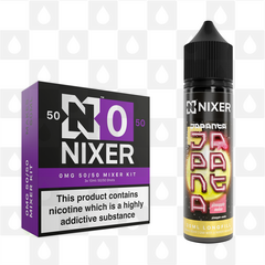 Pineapple Melon by Japanta x Nixer E Liquid | 60ml Long Fill, Nicotine Type: Nicotine Free, Strength & Size: 00mg • 60ml • Inc VG/PG Shots (50/50)