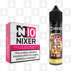 Pineapple Melon by Japanta x Nixer E Liquid | 60ml Long Fill, Nicotine Type: Nicotine Salt, Strength & Size: 10mg Salt • 60ml • Inc Shots (50/50)