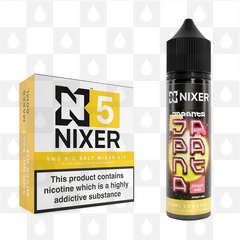 Pineapple Melon by Japanta x Nixer E Liquid | 60ml Long Fill, Nicotine Type: Nicotine Salt, Strength & Size: 05mg Salt • 60ml • Inc Shots (50/50)