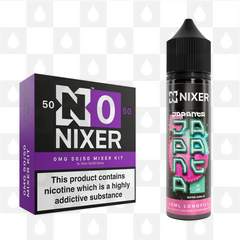 Rai Chi by Japanta x Nixer E Liquid | 60ml Long Fill, Nicotine Type: Nicotine Free, Strength & Size: 00mg • 60ml • Inc VG/PG Shots (50/50)