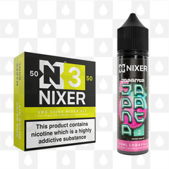 Rai Chi by Japanta x Nixer E Liquid | 60ml Long Fill, Nicotine Type: Regular Nicotine, Strength & Size: 03mg • 60ml • Inc Shots (50/50)