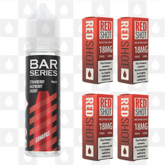 Strawberry Raspberry Cherry by Bar Series E Liquid | 60ml Long Fill, Nicotine Type: Regular Nicotine, Strength & Size: 12mg • 60ml • Inc Shots (50/50)