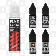 Strawberry Raspberry Cherry by Bar Series E Liquid | 60ml Long Fill, Nicotine Type: Regular Nicotine, Strength & Size: 06mg • 60ml • Inc Shots (50/50)