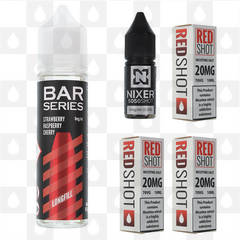Strawberry Raspberry Cherry by Bar Series E Liquid | 60ml Long Fill, Nicotine Type: Nicotine Salt, Strength & Size: 10mg Salt • 60ml • Inc Shots (50/50)