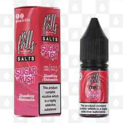 Strawberry Watermelon | Sugar Rush by No Frills E Liquid | 10ml Nic Salt, Strength & Size: 10mg • 10ml