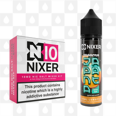 Twisted Fruit by Japanta x Nixer E Liquid | 60ml Long Fill, Nicotine Type: Nicotine Salt, Strength & Size: 10mg Salt • 60ml • Inc Shots (50/50)