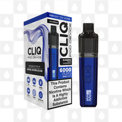 Avomi Cliq 6000 Puff Pod Kit, Flavour: Blueberry Sour Raspberry, Nicotine Strength: 20mg • 2%
