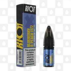 Blueberry & Peach Fizz by Riot X E Liquid | 10ml Nic Salt, Strength & Size: 05mg • 10ml