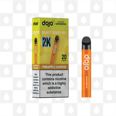 Dojo Blast 2000 Go by Vaporesso | Pre-filled Pod Kit, Strength & Puff Count: 20mg • 2000 Puffs, Flavour: Pineapple Sunrise