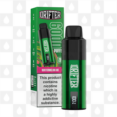 Drifter Bar 6K | Pre-Filled Vape Kit, Battery Type: V2, Strength & Puff Count: 20mg • 6000 Puffs, Flavour: Watermelon Ice