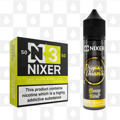 Jammy Biscuit by Dripping Desserts x Nixer E Liquid | 60ml Long Fill, Nicotine Type: Regular Nicotine, Strength & Size: 03mg • 60ml • Inc Shots (50/50)