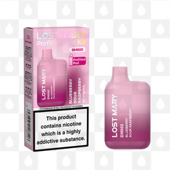 Lost Mary BM600 | Pre-Filled Pod Kit, Flavour: Blueberry Sour Raspberry